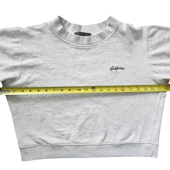 French Connection Gray Crewneck Sweatshirt - Picture 5 of 5